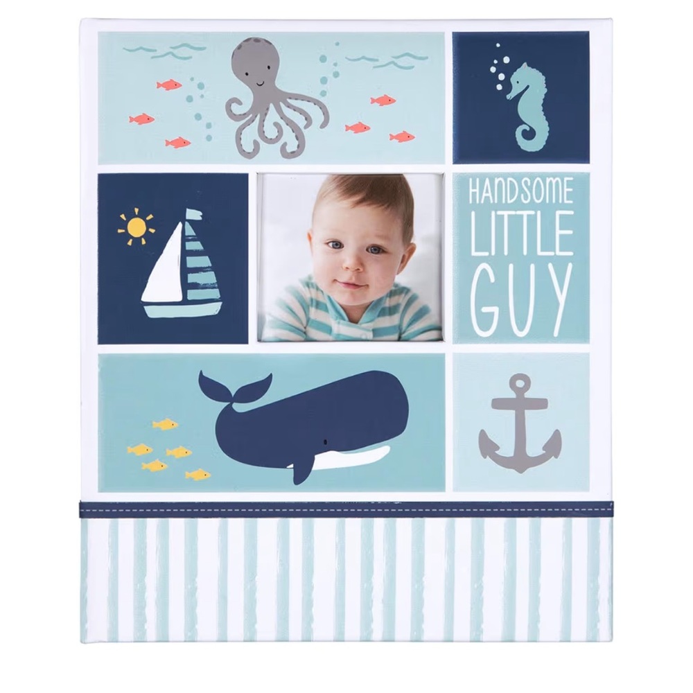 Carter’s “UNDER THE SEA” Baby Memory Book-Nautical Themed Keepsake Book